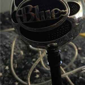 Silver USB Microphone